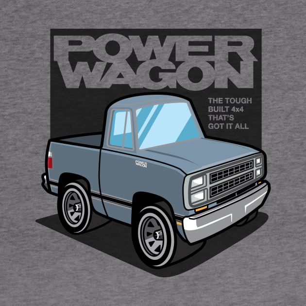 Frost Blue Metallic - Power Wagon (1980) by jepegdesign